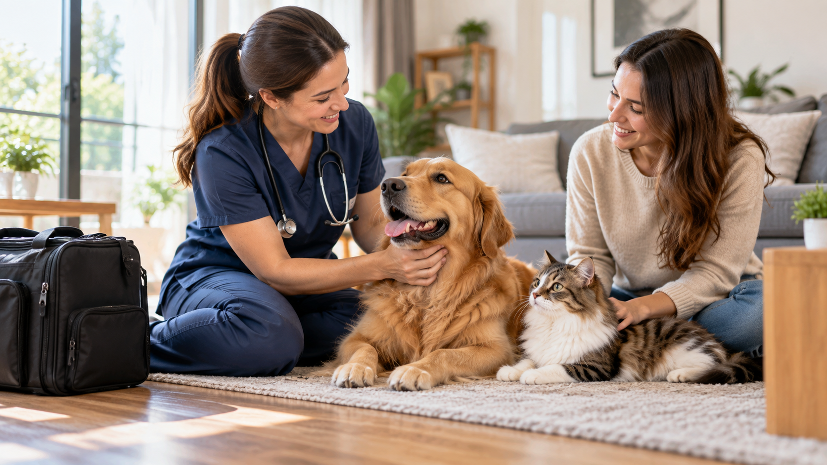 Atención veterinaria a domicilio