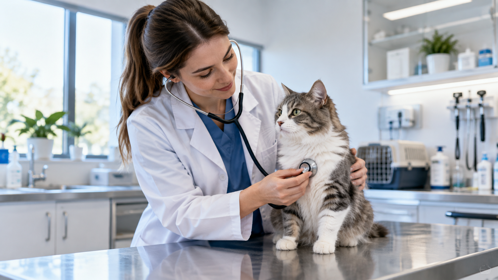 Equipo de clínica veterinaria